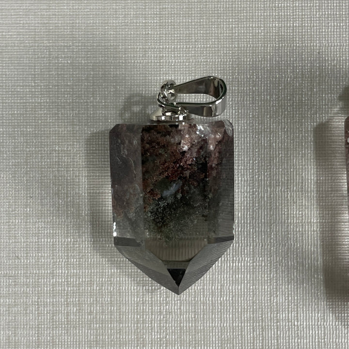 Garden Quartz (Lodolite) Pendants - 1O Pieces Batch