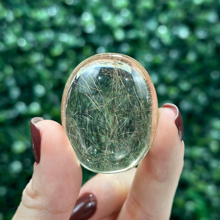 HQ Rutilated Smoky Cabochons Lot