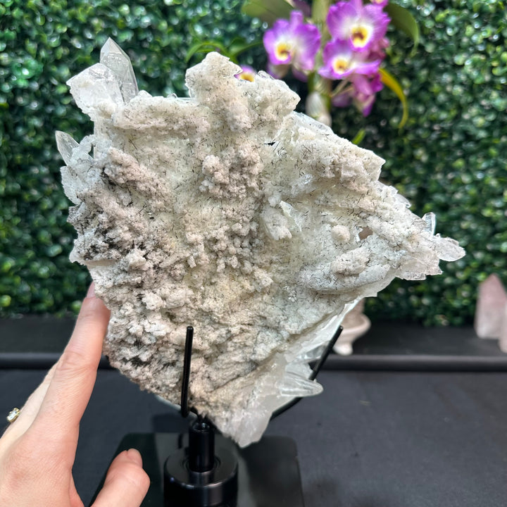 Laser Cluster w/ Black Rutile