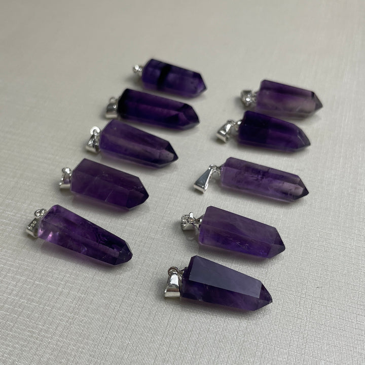 AMETHYST  PENDANT WHOLESALE SET