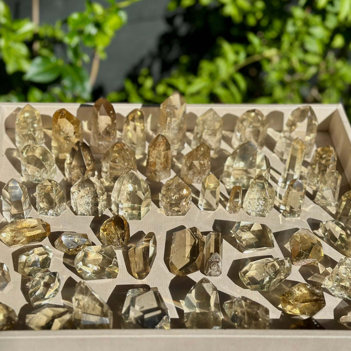 NATURAL CITRINE TOWERS AND FREE FORM WHOLESALE