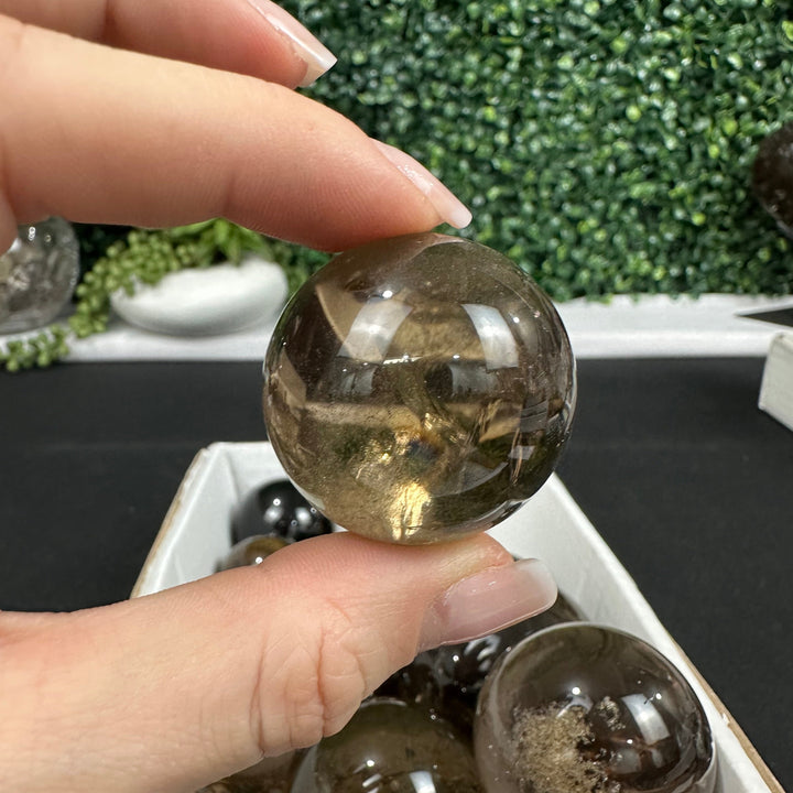 SMOKY QUARTZ SPHERE