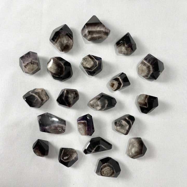 AMETHYST DARK SUPER 7 FREE FORM LOT - Amezoni Crystals Wholesale