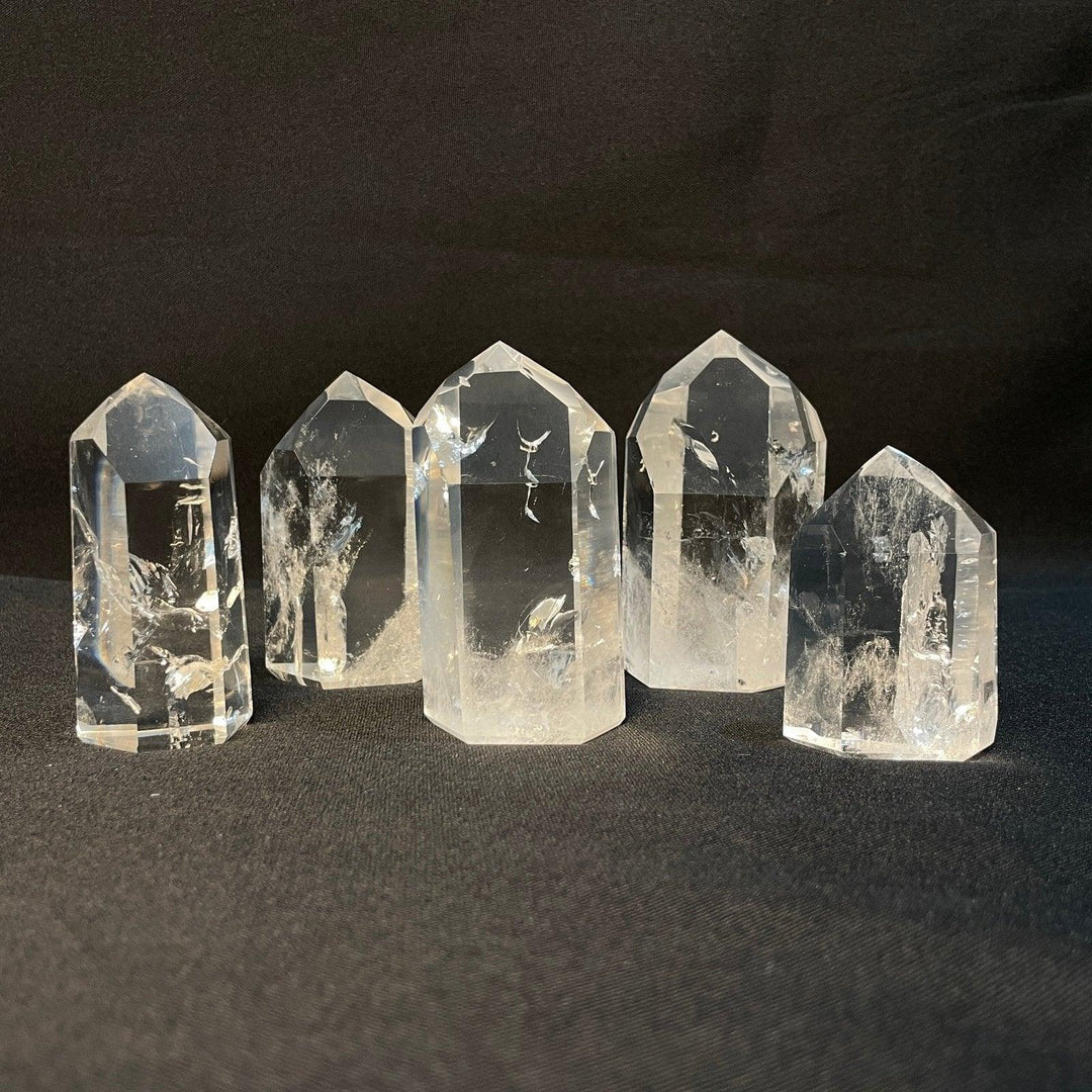 EXTRA CLEAR QUARTZ TOWER SET - Amezoni Crystals Wholesale