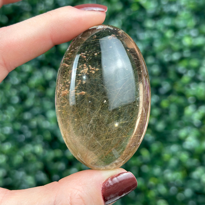 HQ Rutilated Smoky Cabochons Lot