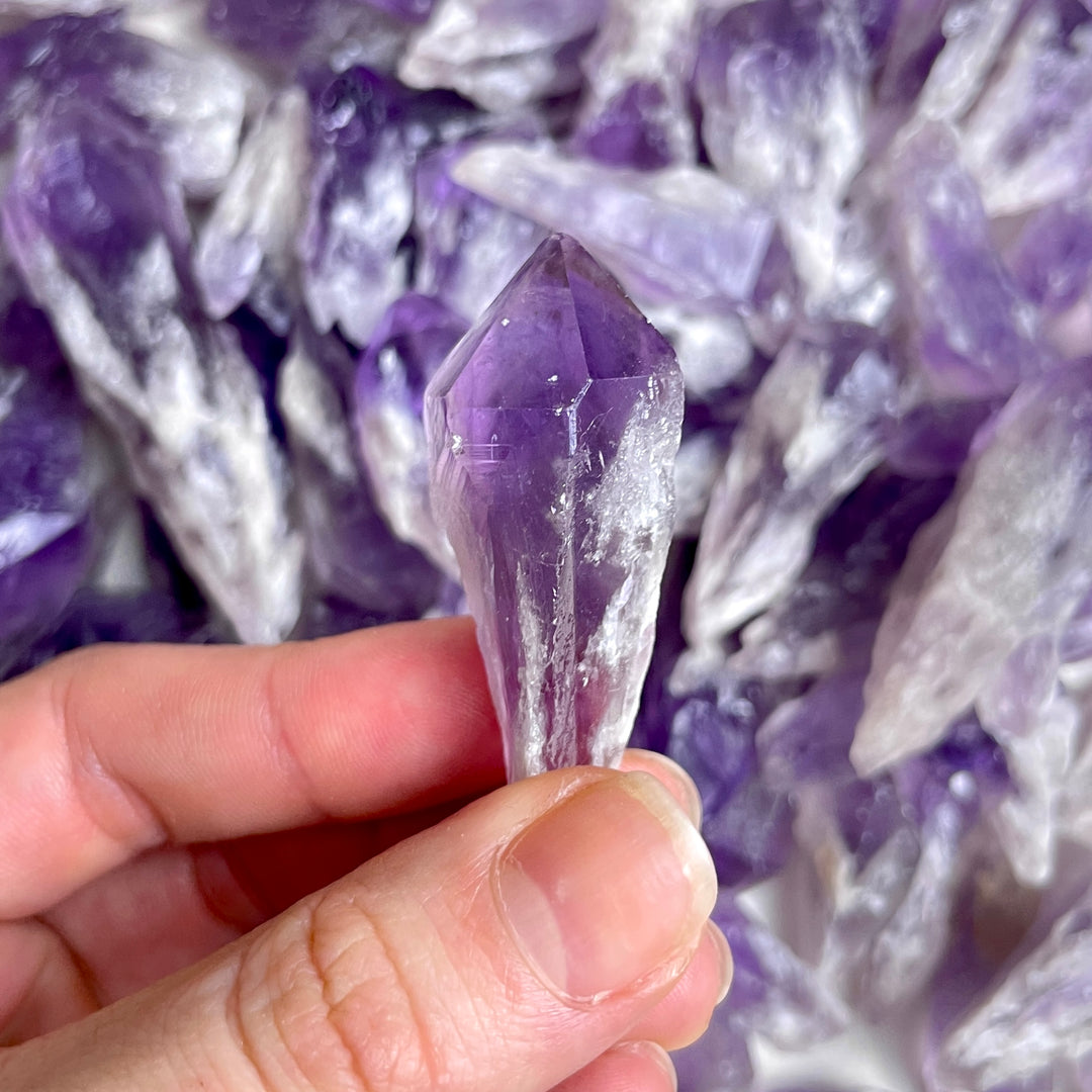 RAW AMETHYST POINTS WHOLESALE - Amezoni Crystals Wholesale