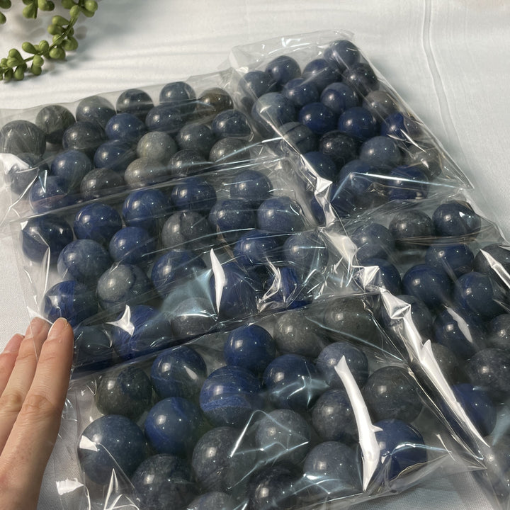 BLUE QUARTZ SPHERE BALL WHOLESALE - Amezoni Crystals Wholesale