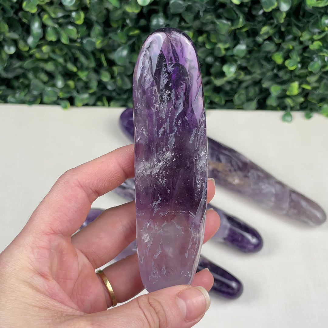 Polished Amethyst Wand - Wholesale Bulk