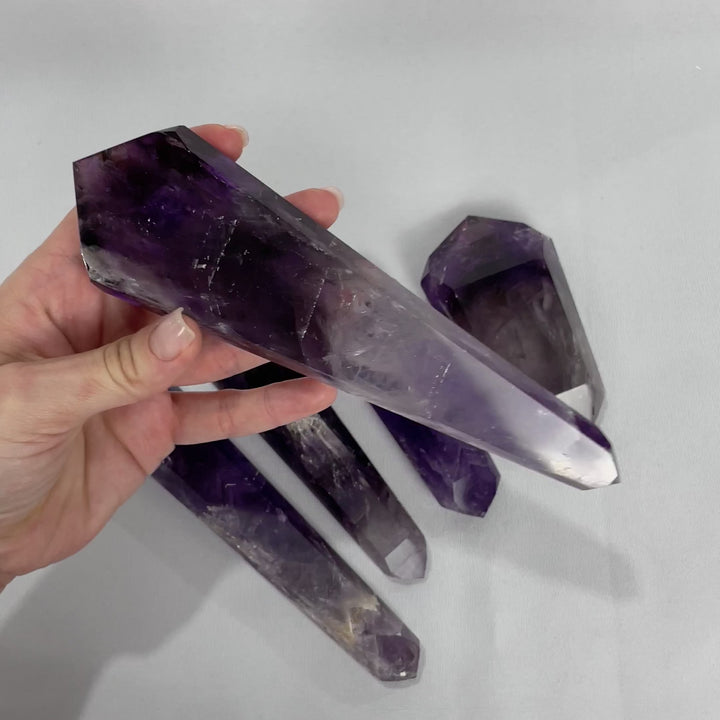 AMETHYST DOUBLE TERMINATED - 1kg Lot