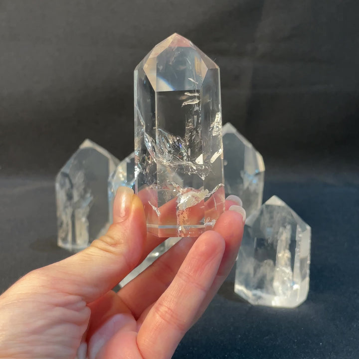 Clear Quartz Tower High Quality - Wholesale Bulk