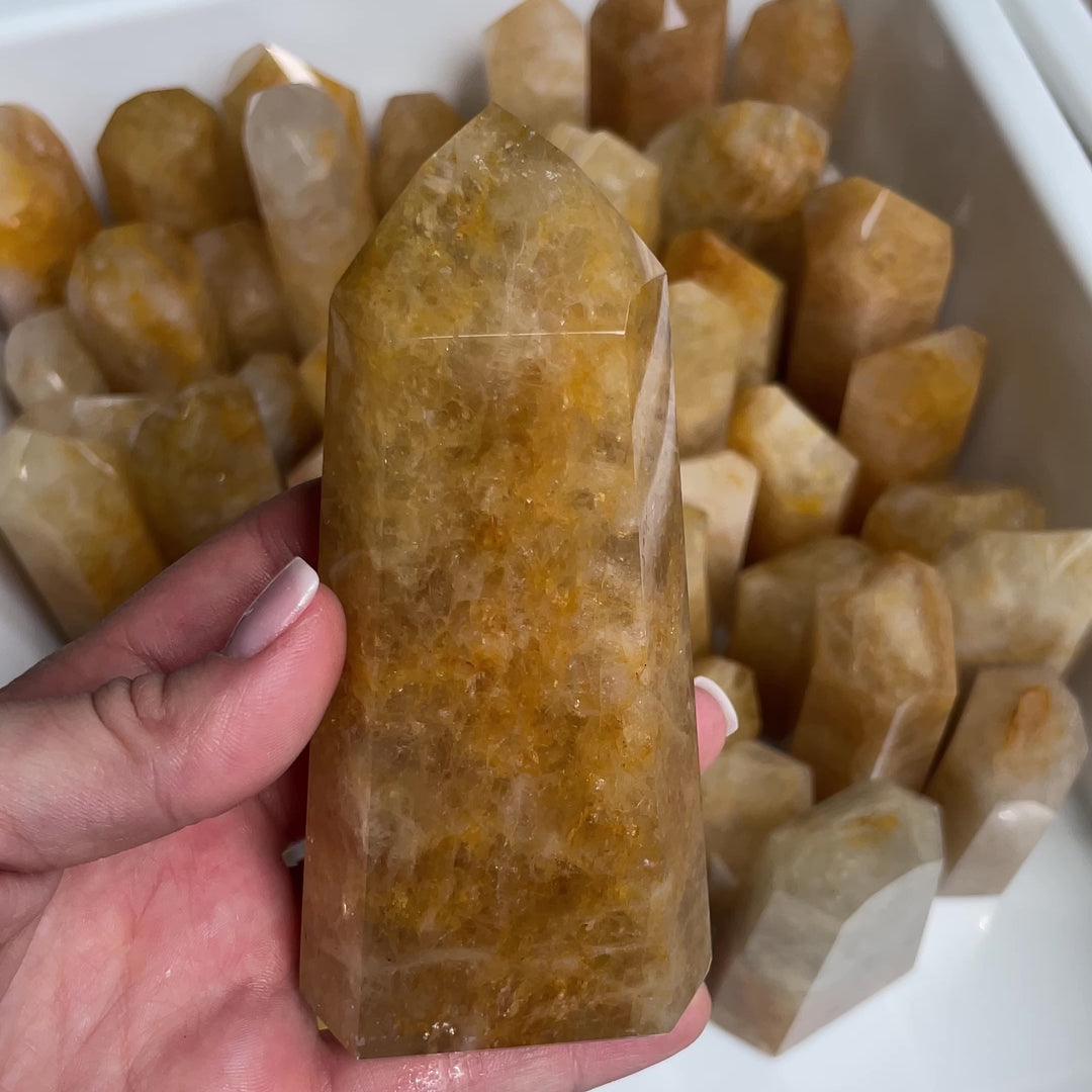 Golden Healer Quartz Towers Wholesale - Bulk
