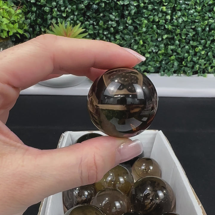 SMOKY QUARTZ SPHERE