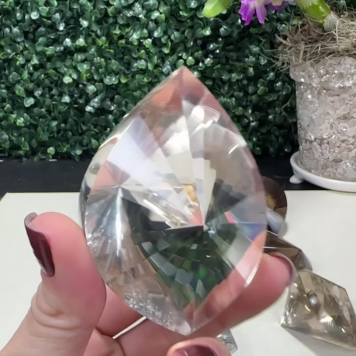 HQ Faceted Smoky Lemurian Lot
