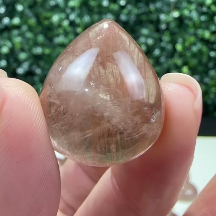 Red Rutile Cabochons Lot