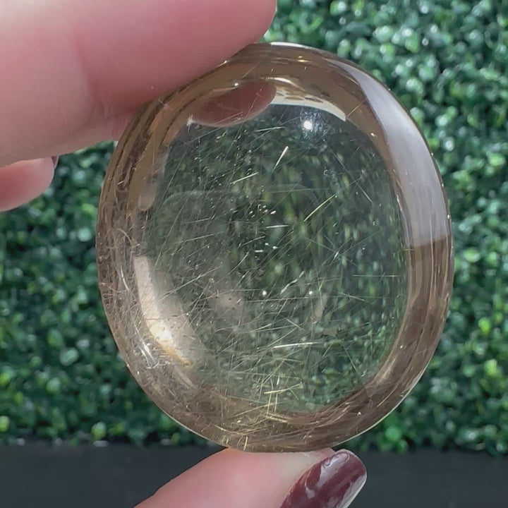 HQ Rutilated Smoky Cabochons Lot