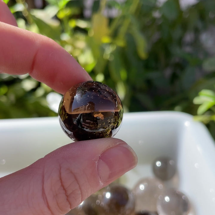 NATURAL SMOKY QUARTZ SPHERES - Wholesale
