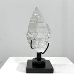 Lemurian Quartz Free Form - High Quality Semi Polished Faceted Lemurian Free Form from Amezoni Crystals, front view
