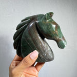 Green Aventurine Horse Carving