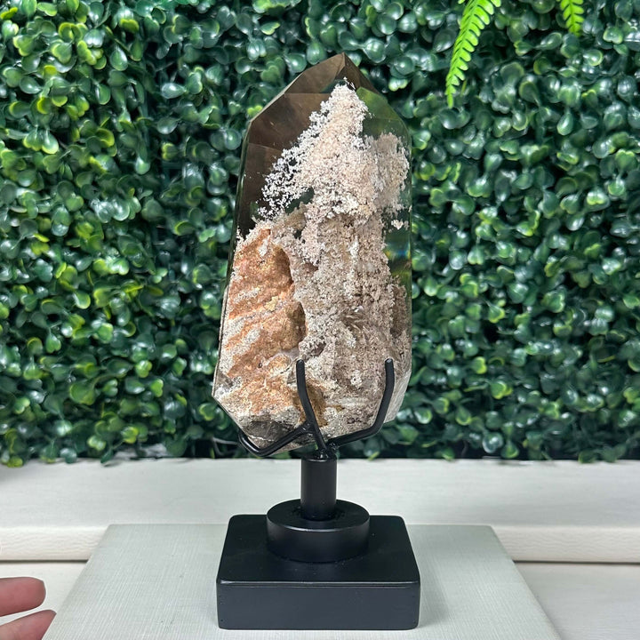 High Quality Garden Quartz Point with Stand