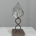 High Quality Faceted Semi Polished Lemurian With Stand