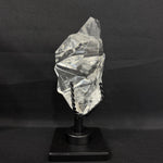 High Quality Semi Polished Faceted Lemurian Free Form With Stand