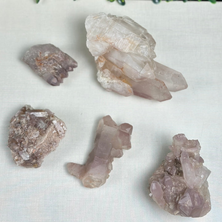 RAW PINK LITHIUM CLUSTER WHOLESALE LOT