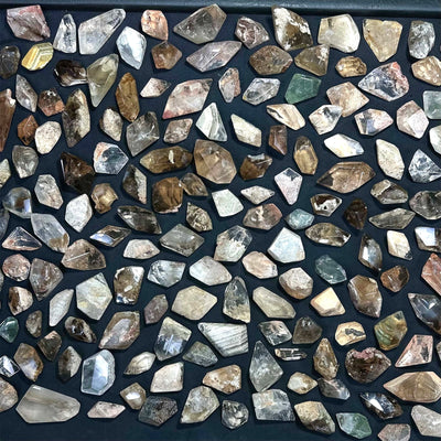 Garden Quartz Free Form Lot - wholesale from Amezoni Crystals, front view