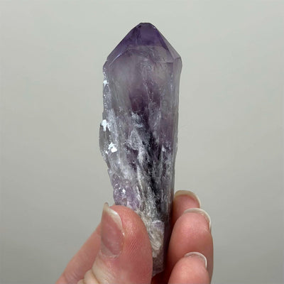 Amethyst Mini Points from Amezoni Crystals, front view