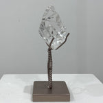 High Quality Faceted Semi Polished Lemurian With Stand