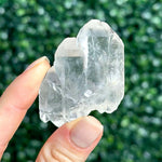 Clear Quartz Point - Crystal Selection Points Raw from Amezoni Crystals, front view