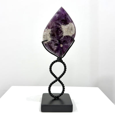 Trapiche Amethyst Slice With Stand