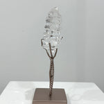 Faceted Lemurian Free Form With Stand