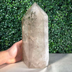 XL Smoky Quartz Tower shown for scale and natural variation