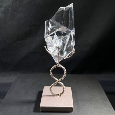 High Quality Faceted Lemurian With Stand