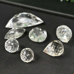 HQ Faceted Lemurian Quartz Lot product image with natural crystal details