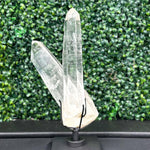Side view of Diamantina Quartz Display Piece - HQ Laser from Diamantina showing natural crystal details