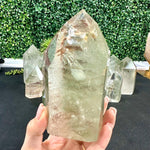 Chlorite Quartz Tower - 10kg Chlorite Phantom Towers Lot product image with natural crystal details