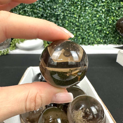 Smoky Quartz Spheres