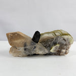 Collection - Tourmaline Attached to Quartz With Golden Mica
