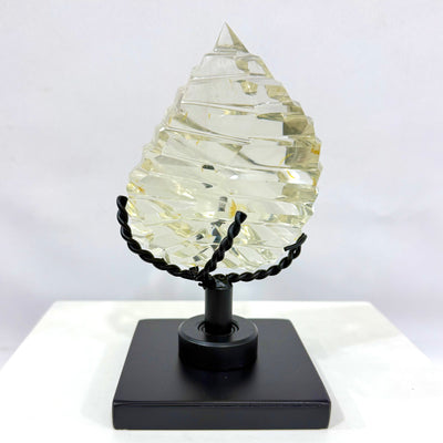 High Quality Natural Citrine Faceted With Stand