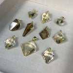 HQ Citrine Free Form Pendants - 10 pcs Lot