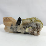 Collection - Tourmaline Attached to Quartz With Golden Mica