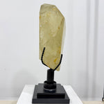Natural Citrine and Golden Healer Inclusion With Stand
