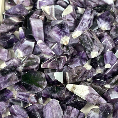 Trapiche Amethyst Free Form from Amezoni Crystals, front view