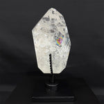 Lemurian Quartz Free Form - Rainbow Lemurian Free Form With Stand from Amezoni Crystals, front view
