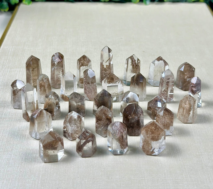 Brown Garden Quartz Phantom Baby Tower Lot