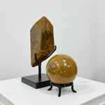 Jasper Free Form With Stand and Sphere