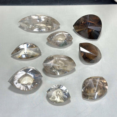 HQ Faceted Smoky Lemurian Lot