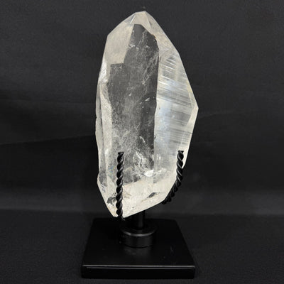 Semi Polished Lemurian Point With Stand
