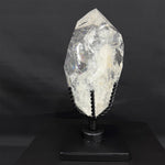 Lemurian Quartz Free Form - Rainbow Lemurian Free Form With Stand product image with natural crystal details